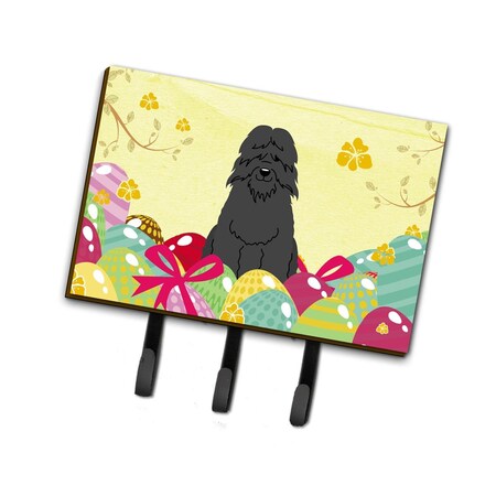 Carolines Treasures Easter Eggs Bouvier Des Flandres Leash or Key Holder BB6074TH68
